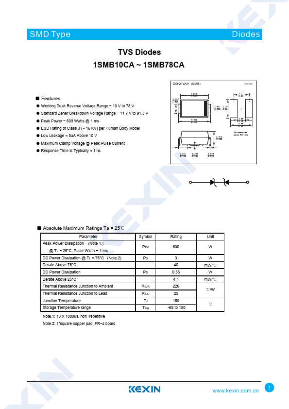 1SMB64CA