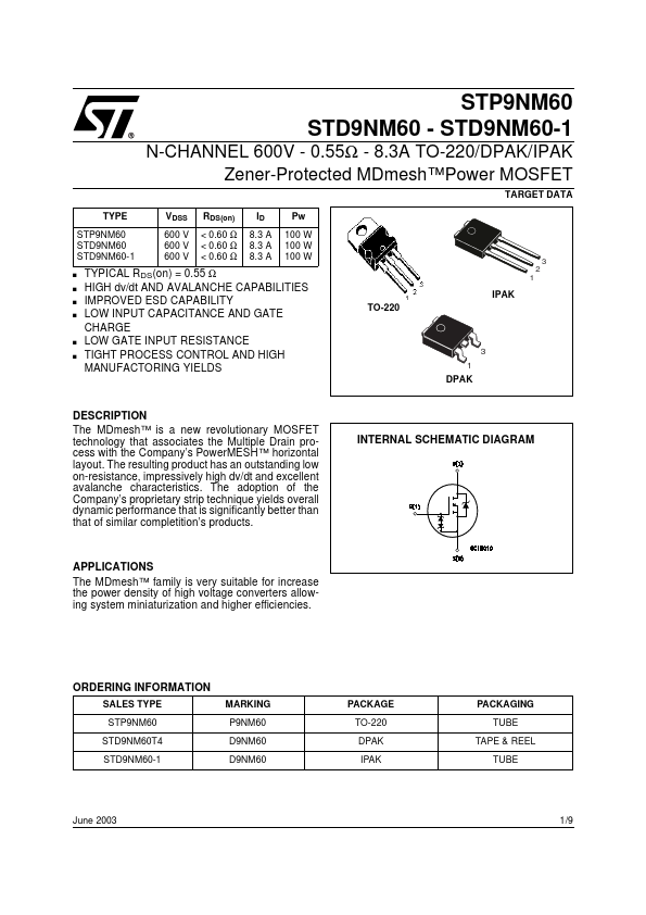 STP9NM60