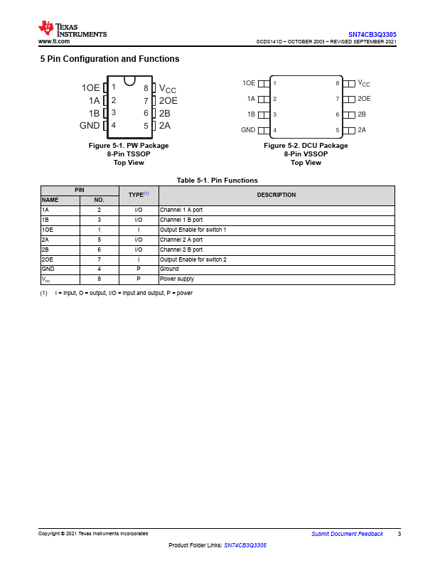 SN74CB3Q3305