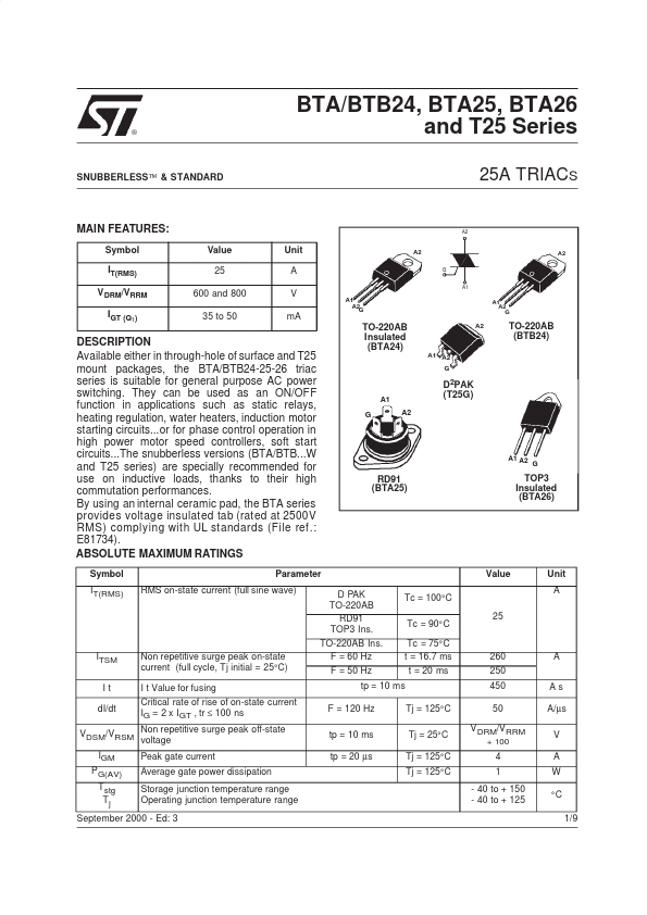 BTB26-800BW