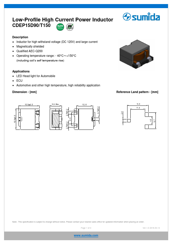 CDEP15D90T150