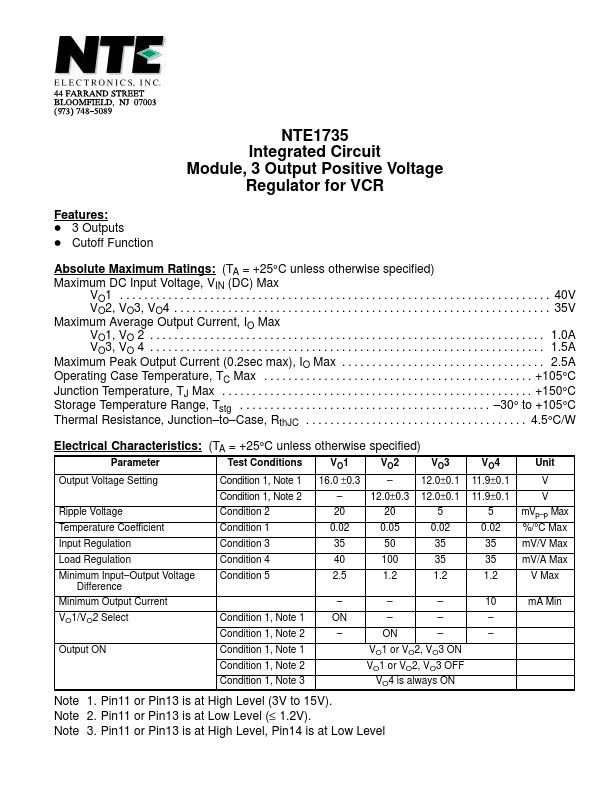 NTE1735