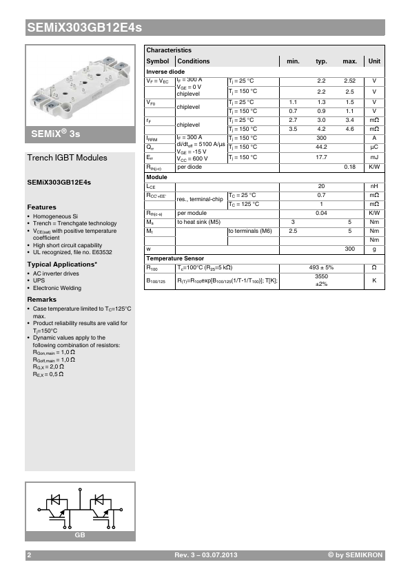 SEMIX303GB12E4S