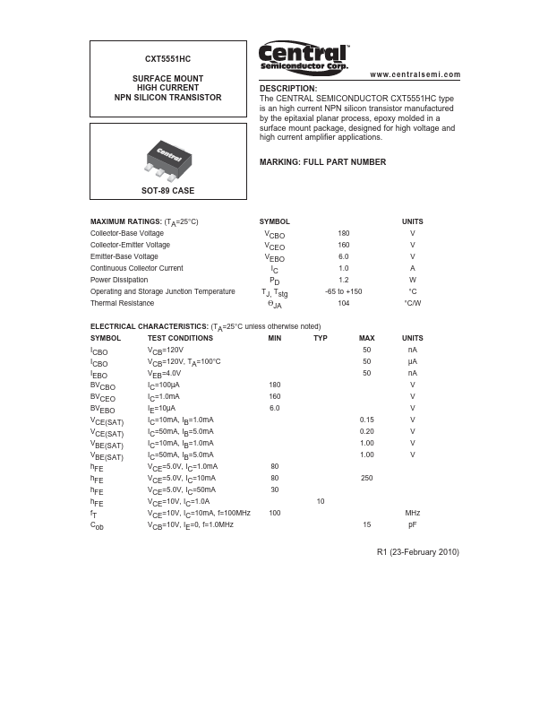 CXT5551HC