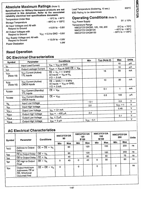 NMC27C512A