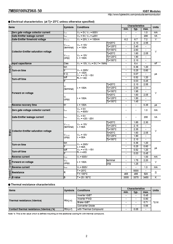 7MBR100VZ060-50