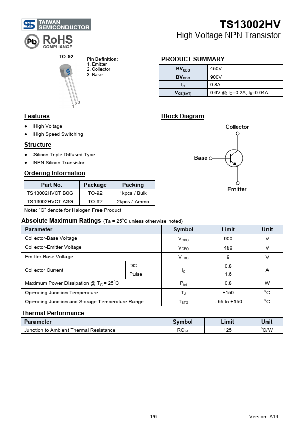 TS13002HV