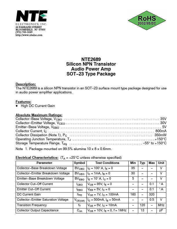 NTE2689