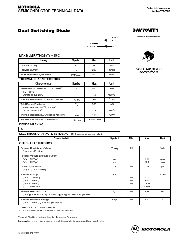 BAV70WT1