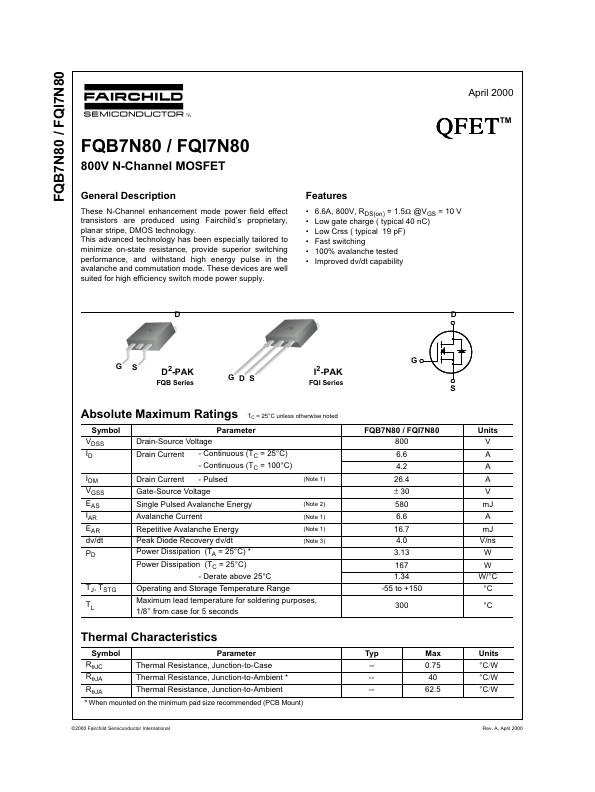 FQB7N80