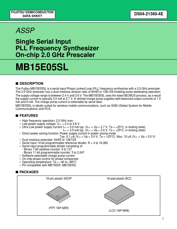 MB15E05SL