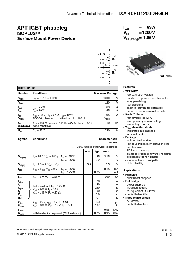 IXA40PG1200DHGLB