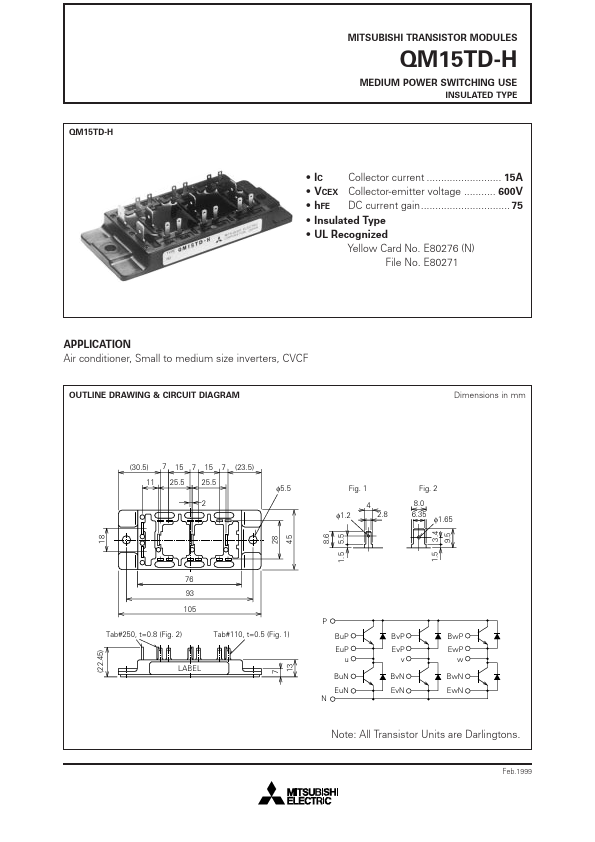 QM15TD-H Datasheet Preview