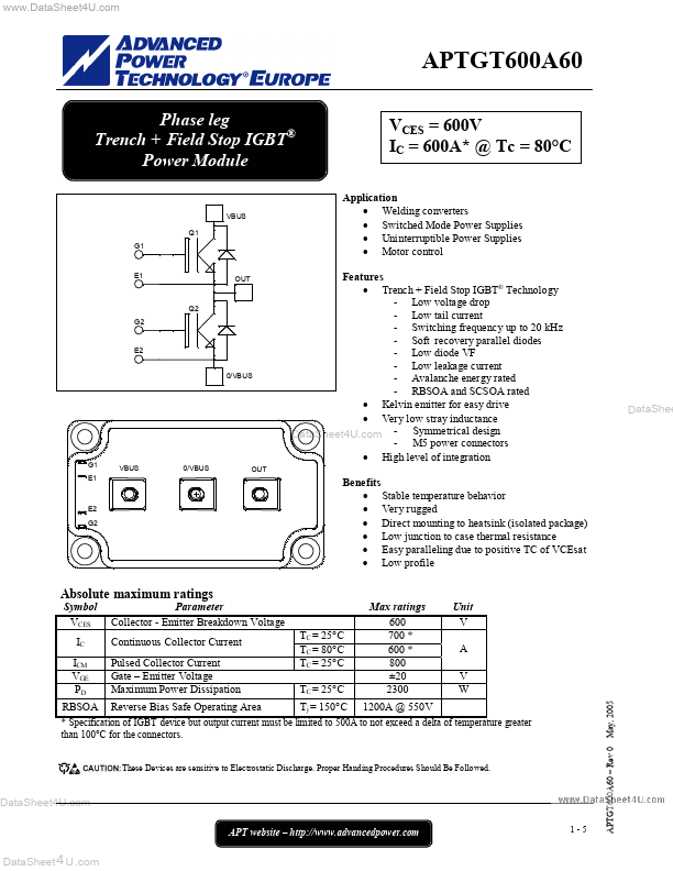 APTGT600A60