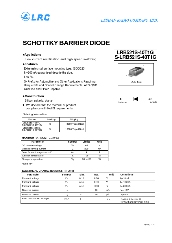 LRB521S-40T3G