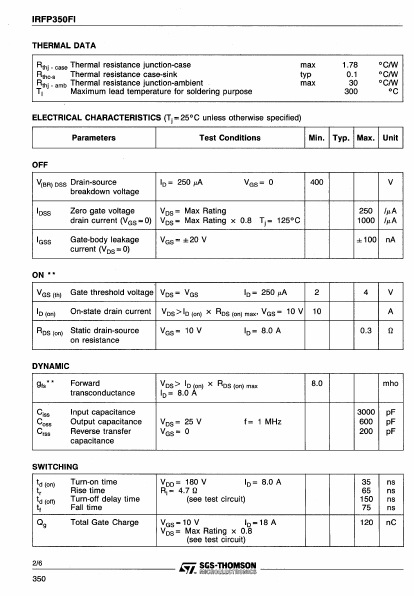 IRFP350FI