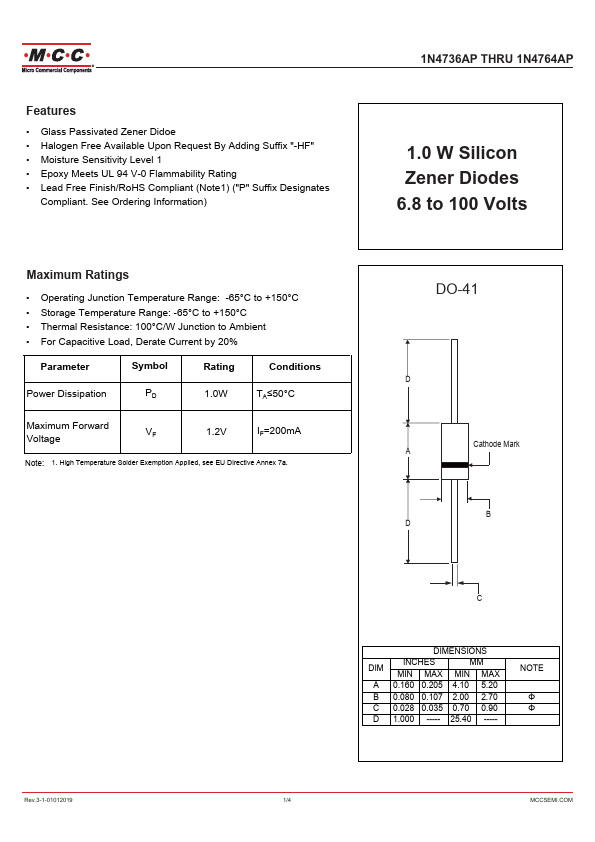 1N4745AP