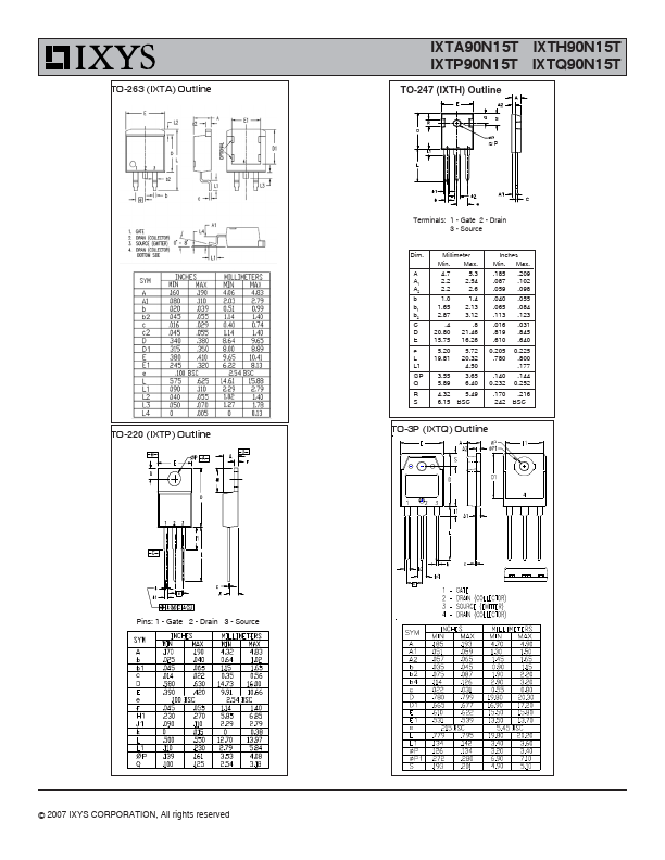 IXTP90N15T