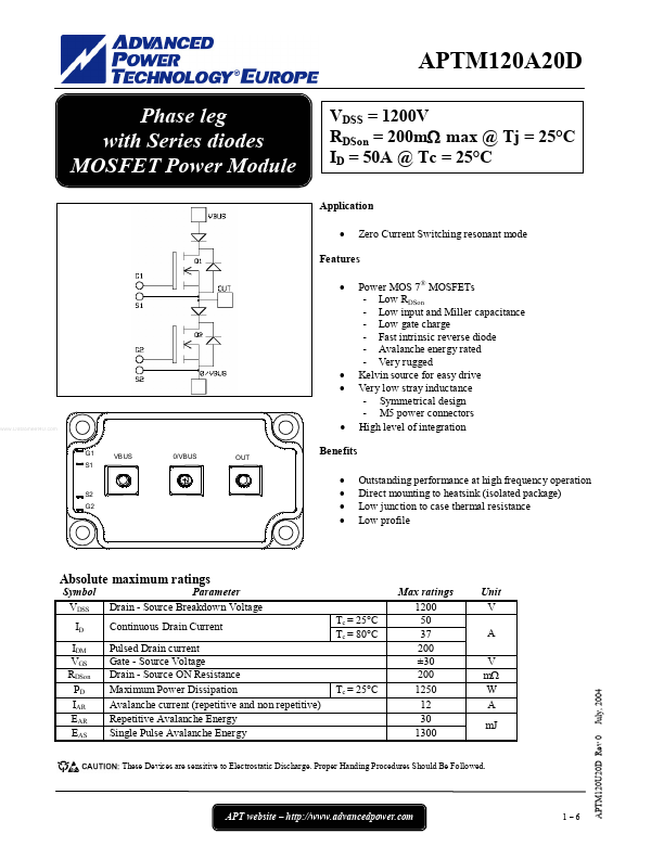 APTM120A20D