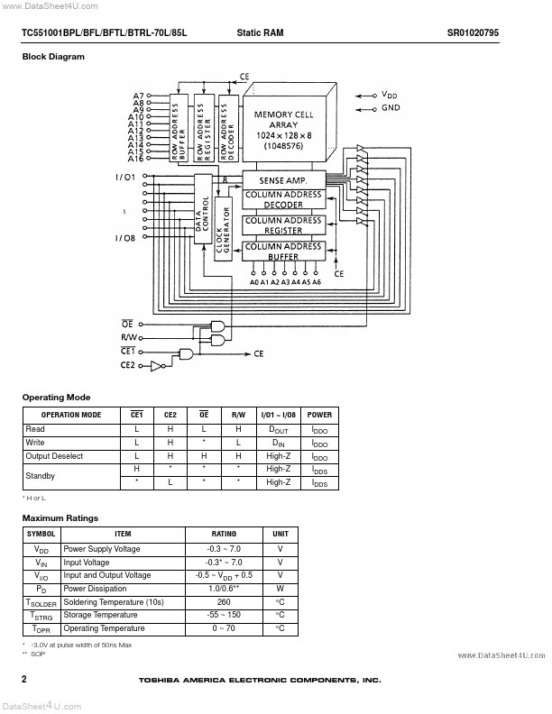 TC551001BTRL-70L