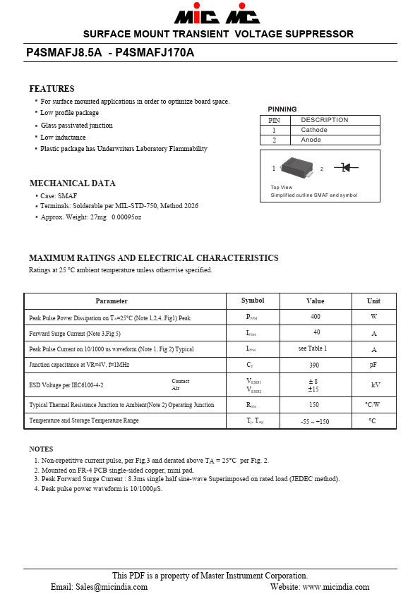 P4SMAFJ70A