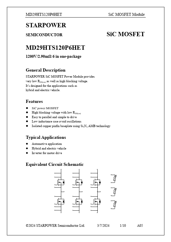 MD29HTS120P6HET Datasheet Preview