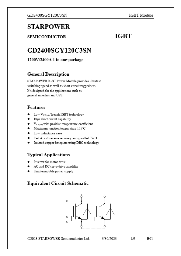 GD2400SGY120C3SN Datasheet Preview