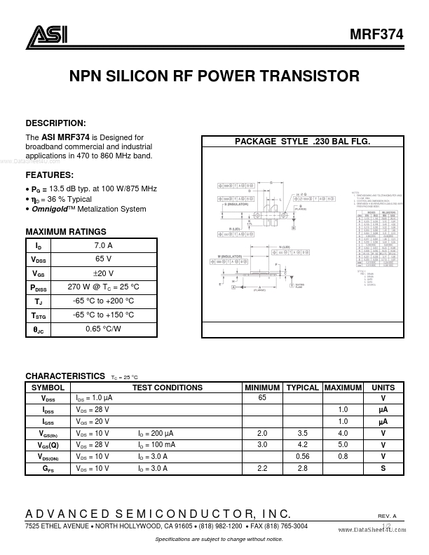 MRF374