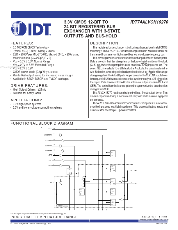 IDT74ALVCH16270