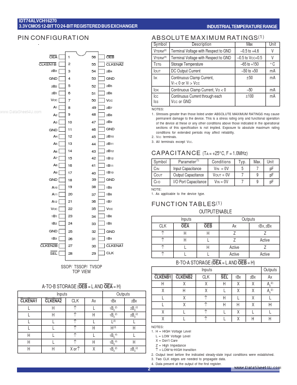 IDT74ALVCH16270