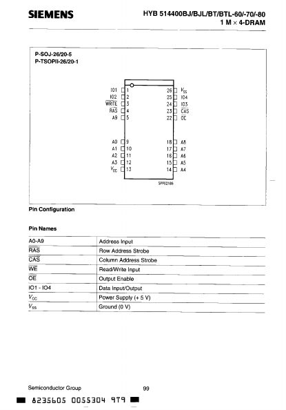 HYB514400BJL-80