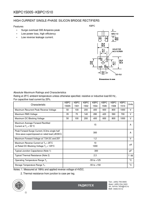 KBPC1502