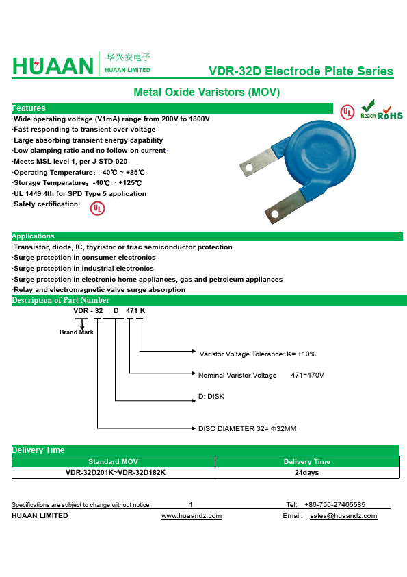 VDR-32D301K