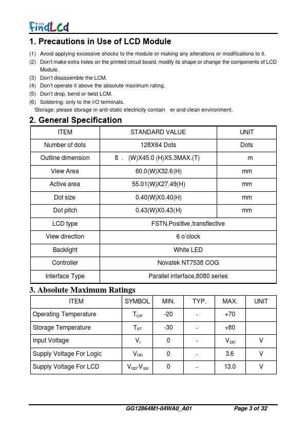 GG12864M1-04WA0