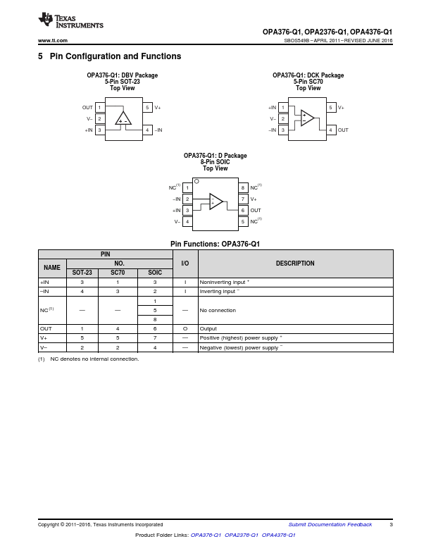 OPA2376-Q1