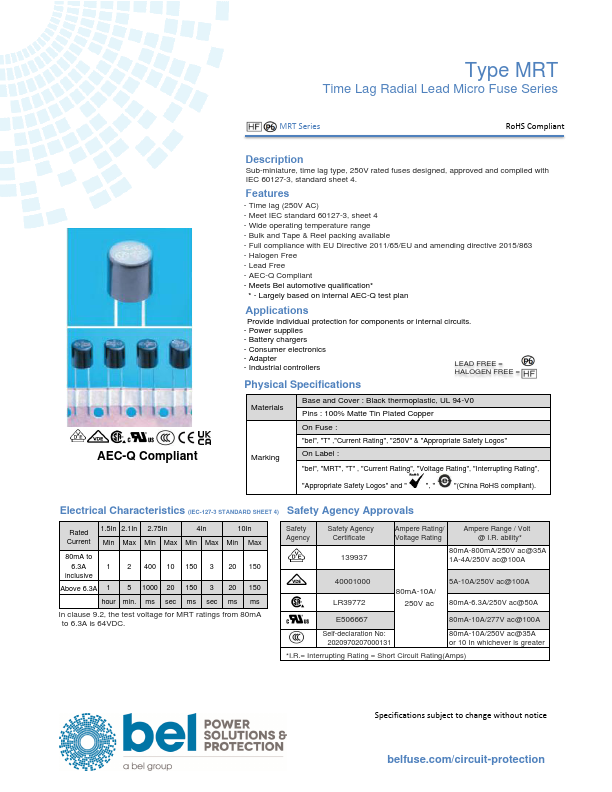 MRT10 Datasheet Preview