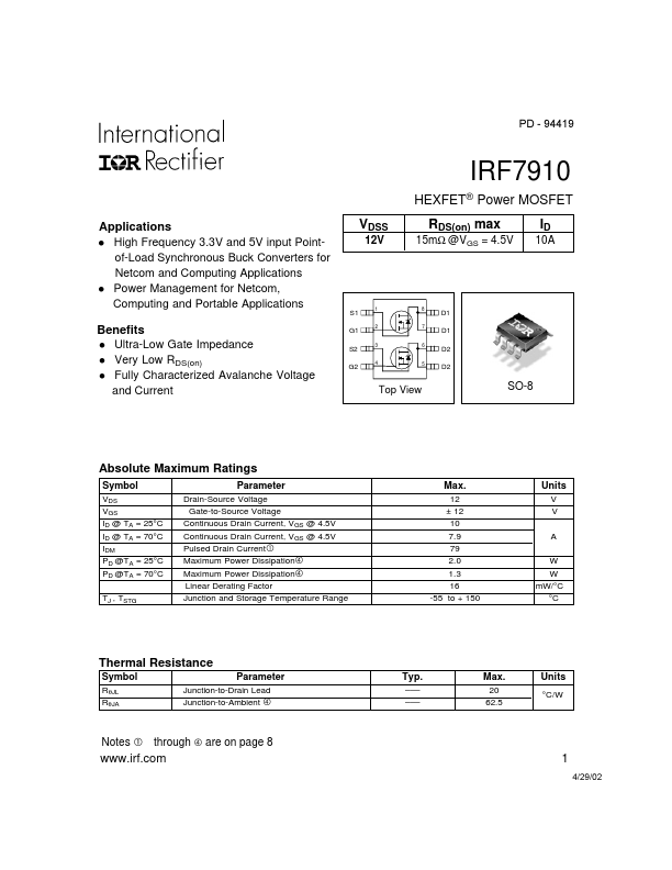 IRF7910