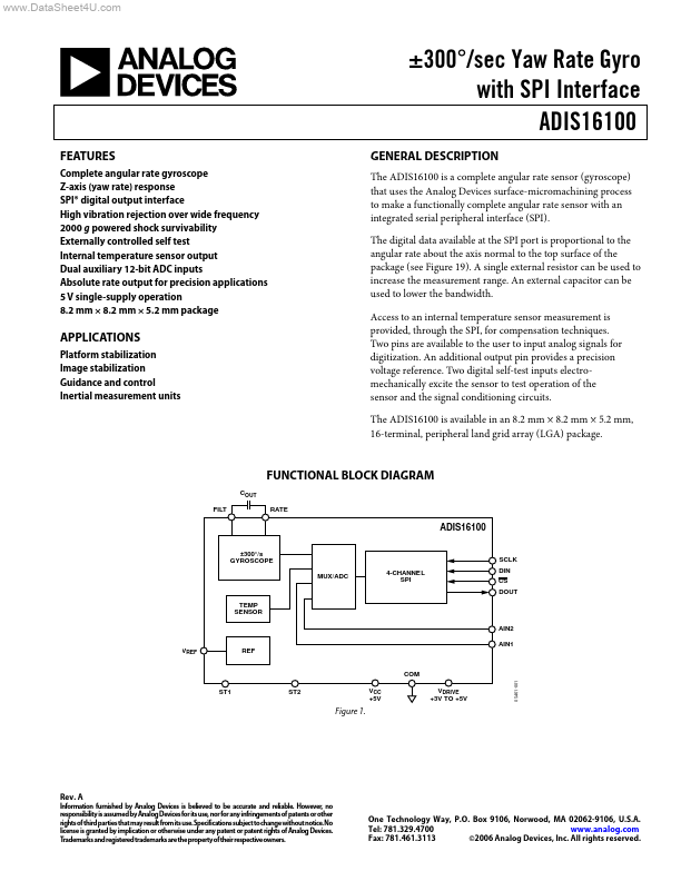 ADIS16100