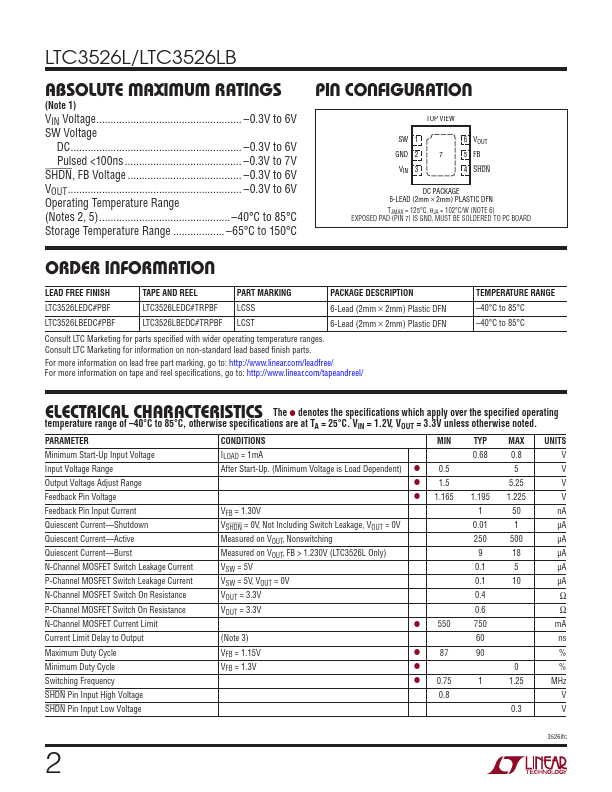 LTC3526LB