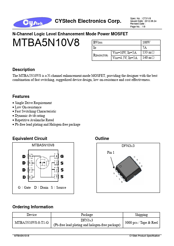 MTBA5N10V8