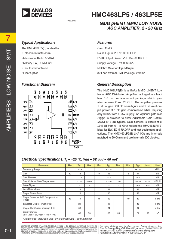 HMC463LP5E