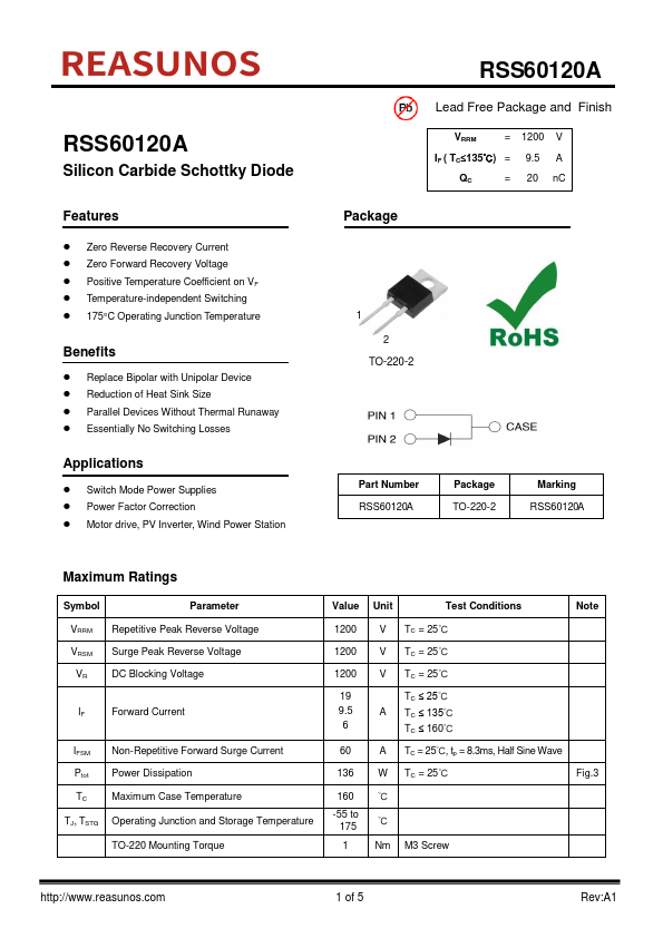 RSS60120A Datasheet Preview