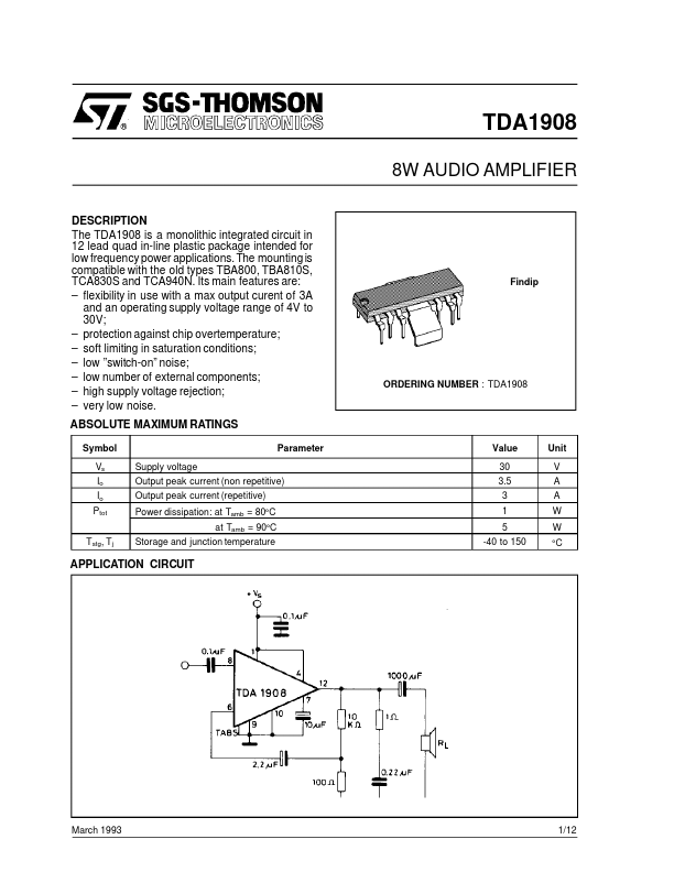 TDA1908