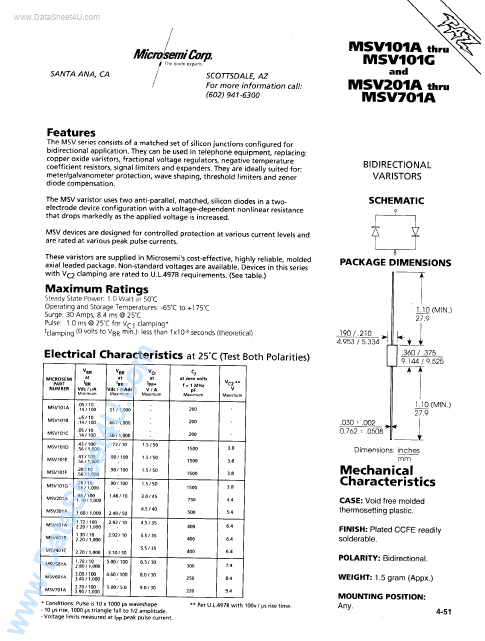 MSV501A