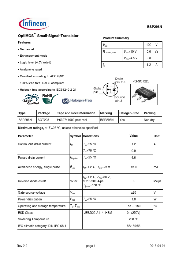 BSP296N