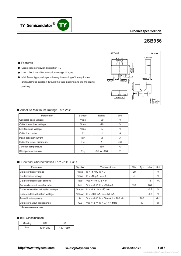 2SB956