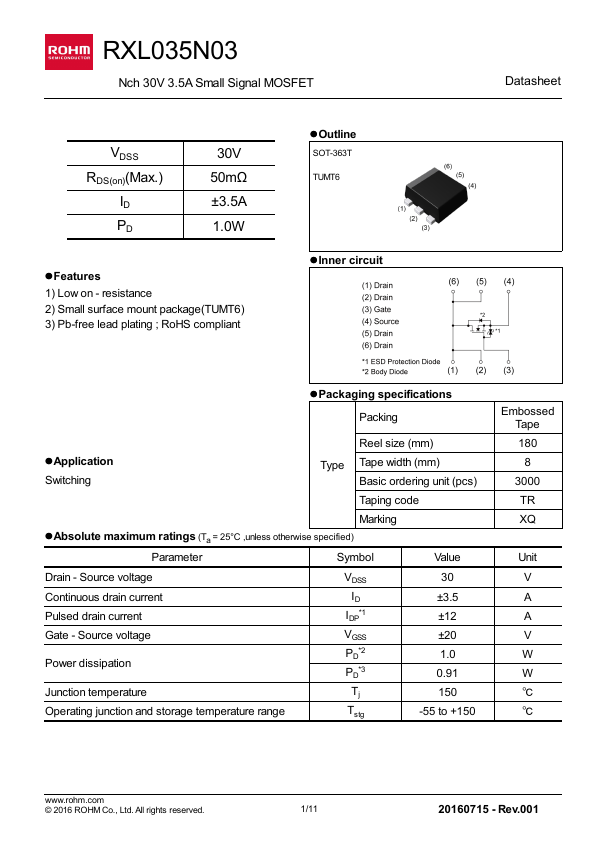 PXL035N03