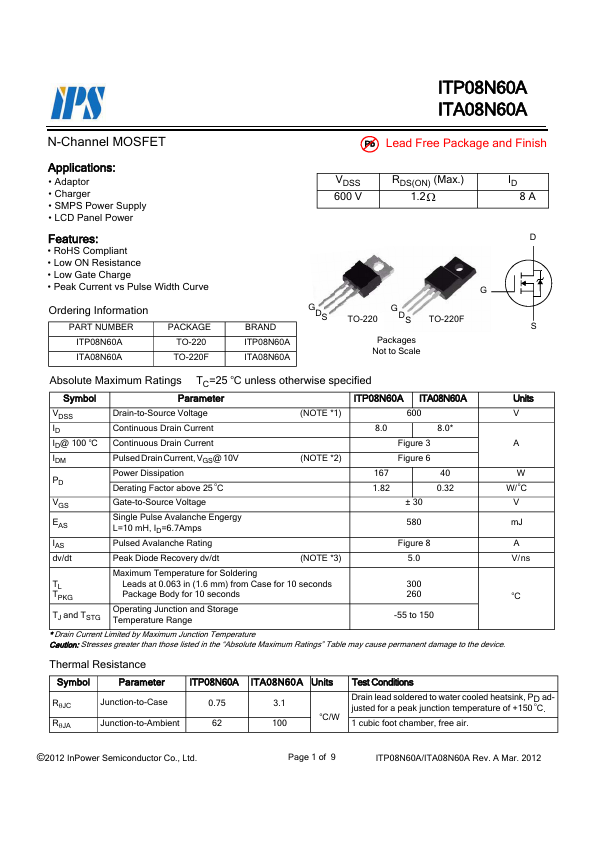 ITA08N60A