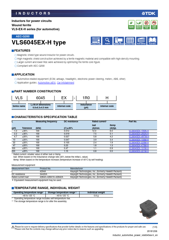 VLS6045EX-100M-H