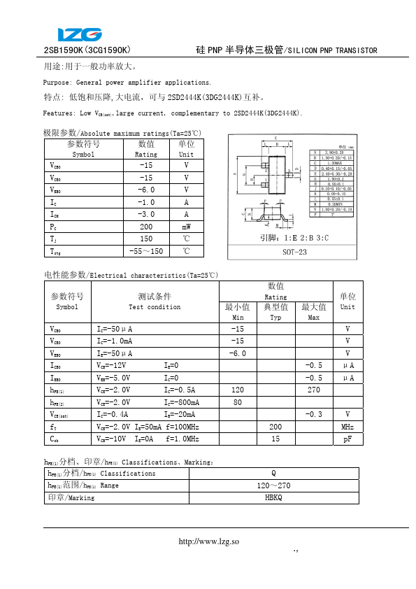 2SB1590K